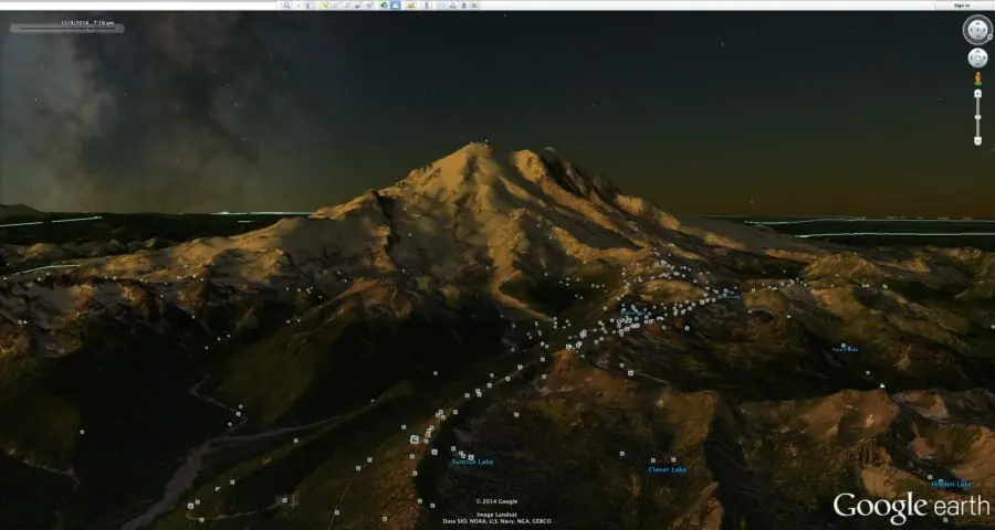 planning a star, milkyway and night sky photography shoot using google earth and google maps