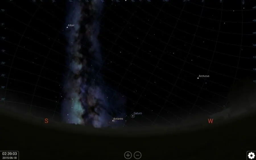 planning a milky way and night photography shoot using stellarium