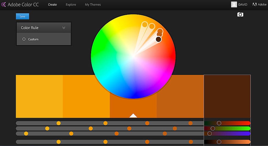 Analogous Color Harmony - Adobe Color CC for Photographers