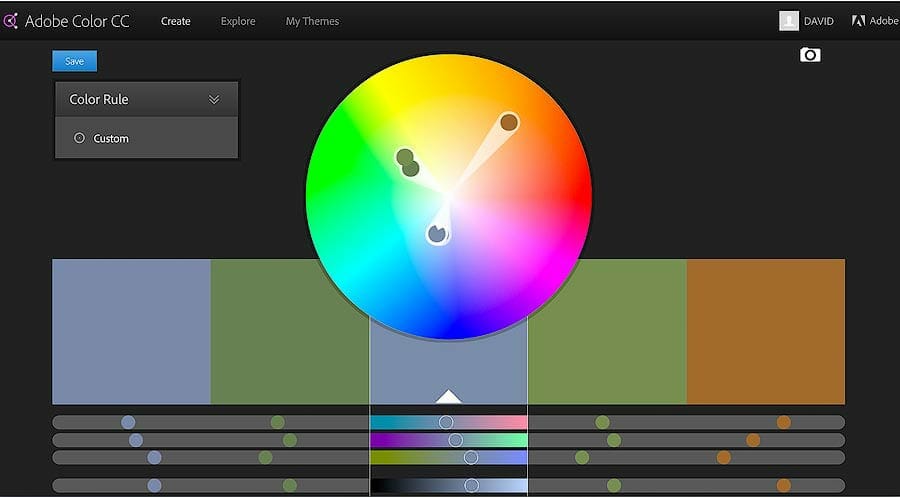 Triad Color Harmony - Adobe Color CC for Photographers