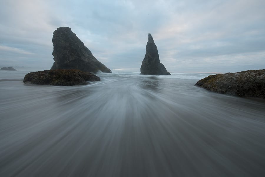 image showing water movement due to long shutter speed